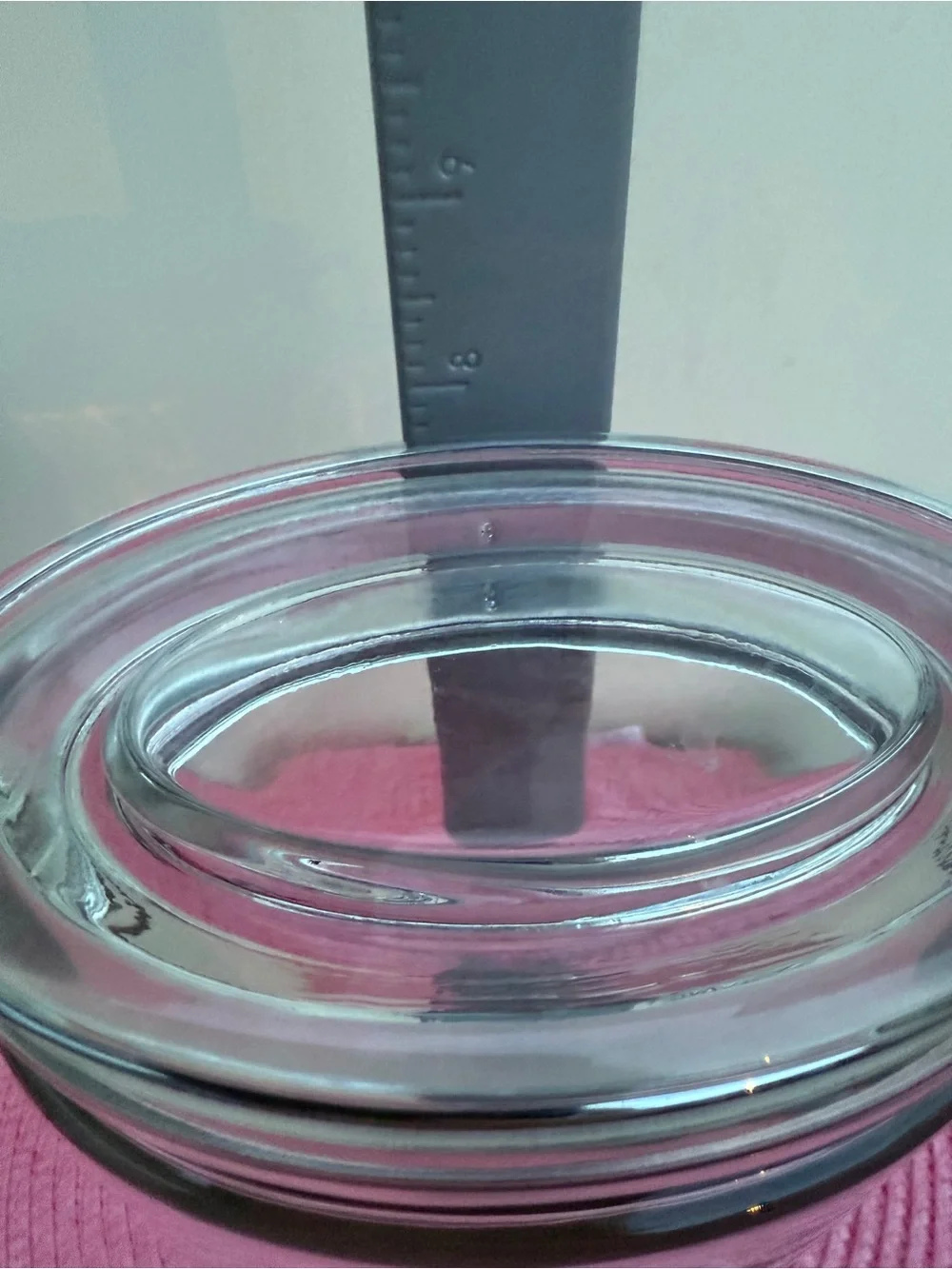 Clear Glass Airtight Storage Jar with Metal Clamp Lid Oblong Oval